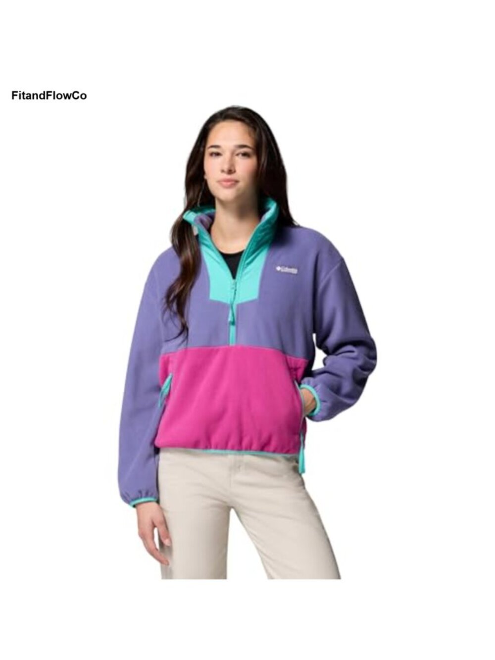 Sequoia Grove 1/2 Zip Fleece Recycled Polyester Pullover Jacket